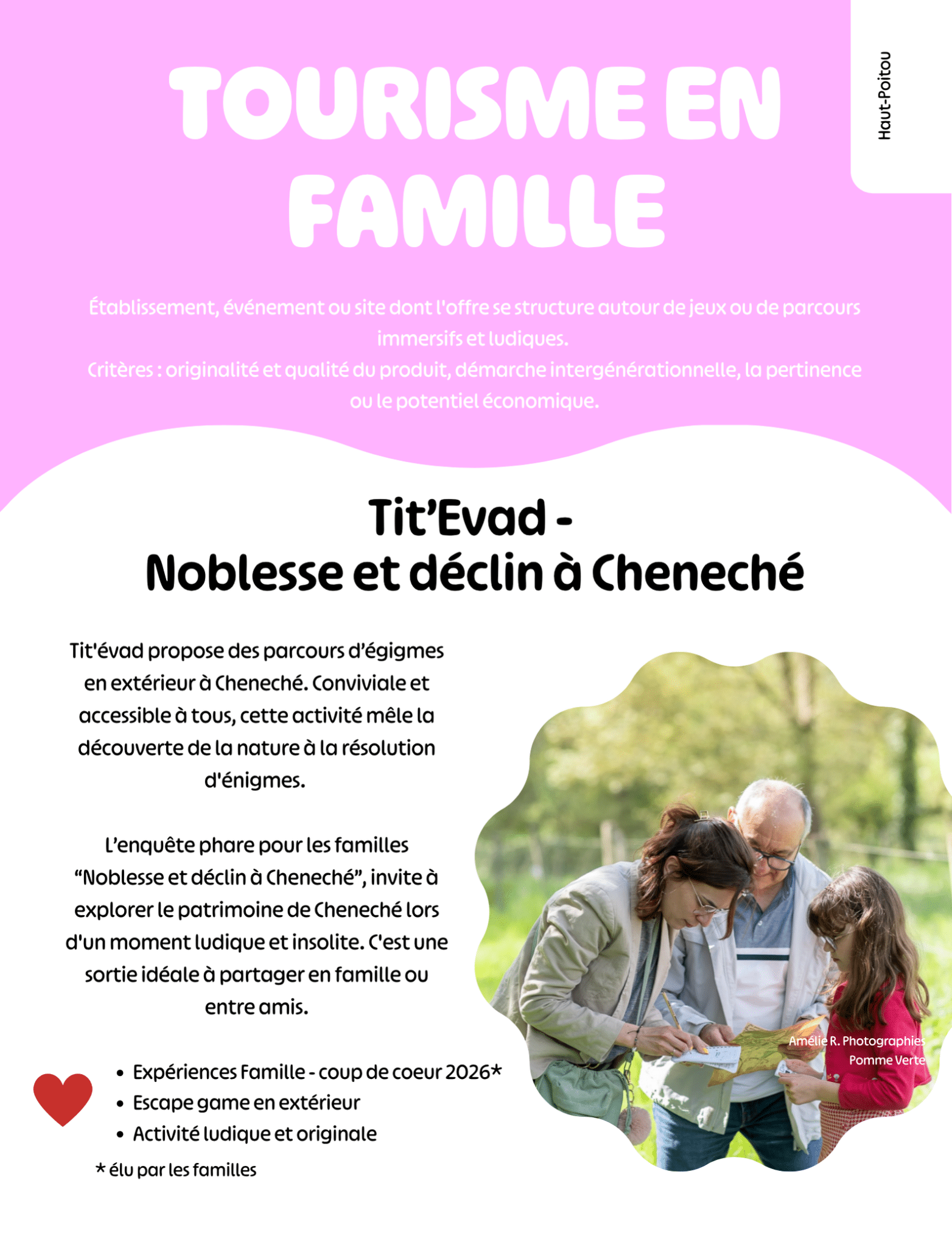 © Top du Tourisme - Tourisme en famille
